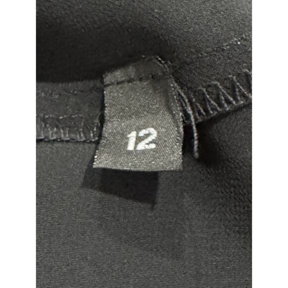 CACHET Vintage Sheer Dress/Cover Up Black Ruffled Women’s Size 12 New With Tags - Picture 8 of 8